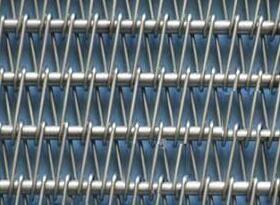 Quality Flat Round 5mm Stainless Steel Conveyor Belt Stable Structure wholesale