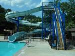 Private Swimming Pool Toys Fiberglass Slide Water Amusement Park Games Rides