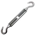 Galvanized Steel 3/8x6" Hook Heavy Duty Turnbuckle
