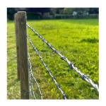 Galvanized Twist Barbed Wire Coil with Customer Requirements Length 20m/25m/30m