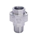 Silver 201 304 316 Union Flat Female to Male NPT BSPP BSPT Stainless Steel