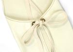 PU Material Kitchen Cooking Apron Anti Oil Pocket Outside Light Color
