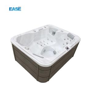 Quality 1 Loounge 2 Seats White Outdoor Spa Hottub Massage Spa Bathtubs Whirlpools wholesale