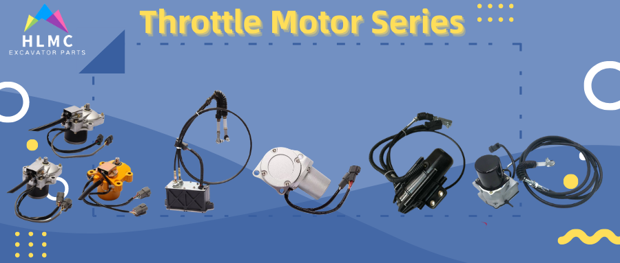 523-00006 52300006 Excavator Electric Parts DH220-5 DH225-7 DH300-5 DH285-5 DH500-7 Throttle Fuel Control Motor