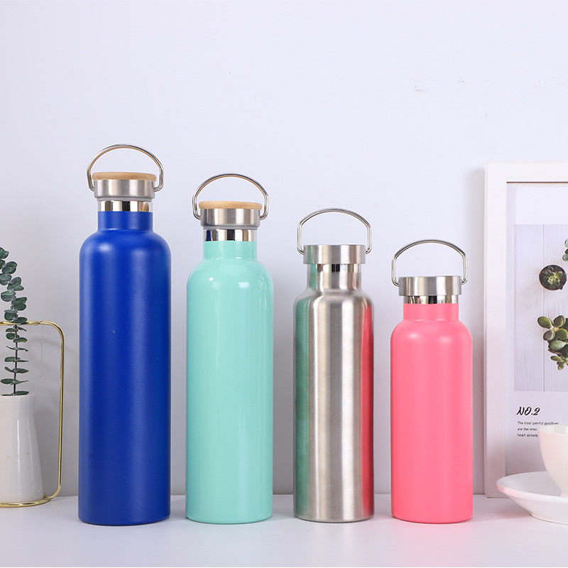 17 Oz Stainless Steel Sports Water Bottle Insulated Reusable Water Bottles With Handle Metal Bottle For Hikers Gift