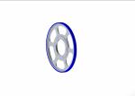 667 X 35 Escalator Handrail Friction Wheel Diameter PU