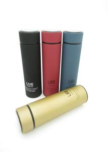 Quality Fashionable Cool Rubber Thermos Driving Thermos Vacuum Insulated Bottle wholesale