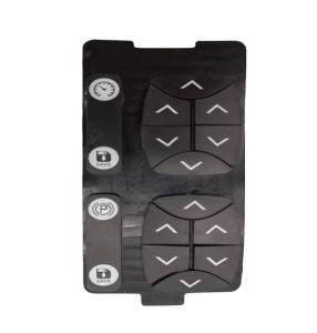 Quality OEM 70 Shore A Laser Etched Rubber Keyboard Keys wholesale