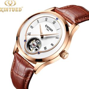 Quality Classic Mechanical Skeleton Watch Water Resistant Moonphase Automatic Watch wholesale