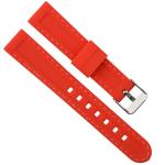 30mm Classic Stitch Mens Rubber Watch Bands 22mm Silicone Watch Band Quick