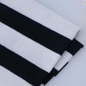 Quality Durable And Comfortable Texture Pure Cotton ​Striped Material Fabric For Tracksuit wholesale
