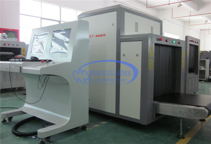 34mm Steel Luggage X Ray Airport Security Baggage Scanners , Baggage Scanning Machine For Airport Security Check