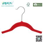 Betterall Hot Selling Red Velvet Hanger for Shirt & Pant