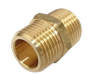 Quality 3/4&quot; NPT Brass Tube Fitting Hex Nipple Male Pipe Adapter wholesale