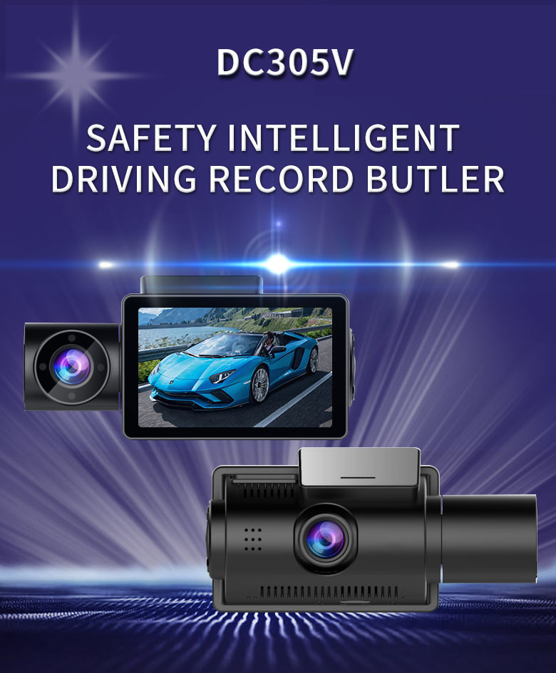 Parking Mode IR 4k Dashboard Camera 1080P Dual Channel Rear IR Night Vision