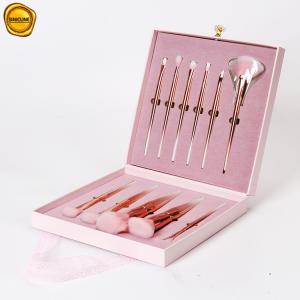 Quality Luxury Paper Cosmetic Packaging Magnet Makeup Brush Packaging Box wholesale