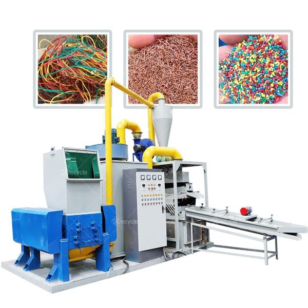 Eco-friendly Copper Wire Cable Granulating Facility for Recycling and Granule