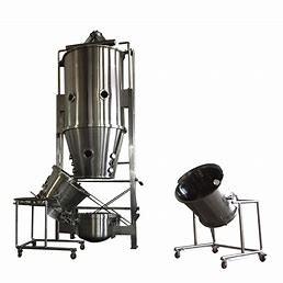 Quality 100kg/H Vertical Static Fluid Bed Dryer Granulator wholesale