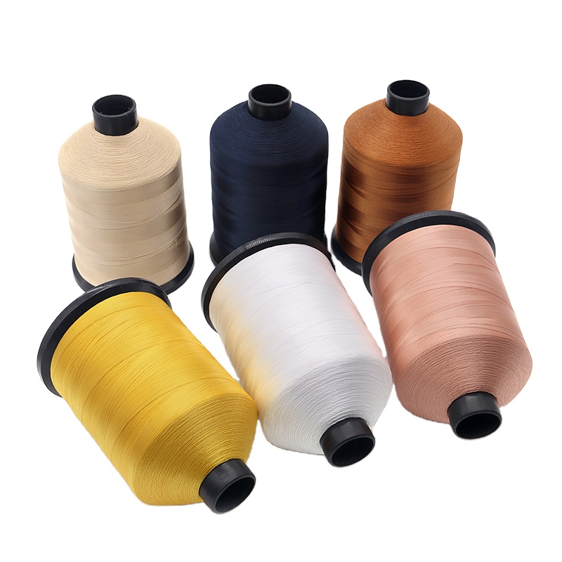 Kangfa Polyester Bonded Thread For Hand Knitting Sustainable Stitching with Ring Twist