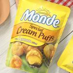 Cream Puffs Dry Snack Food Packaging Bag 70 Microns Moisture Proof