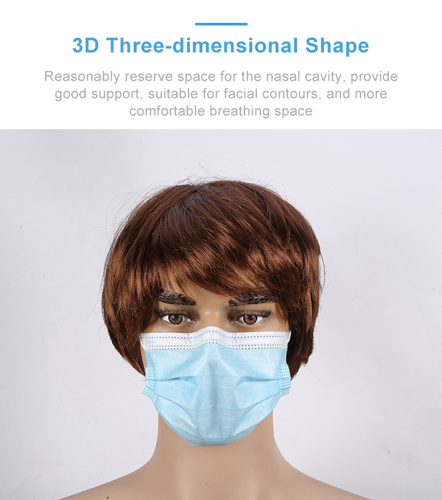 Wholesale High Quality Level 3 Non Woven Custom Disposable Face mask