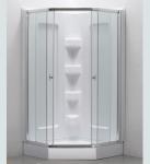 Acrylic shower back wall for shower enclosure