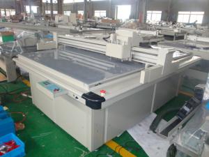 Quality No Burning Box Cutting Machine / Flatbed Cutting Plotter For Display wholesale