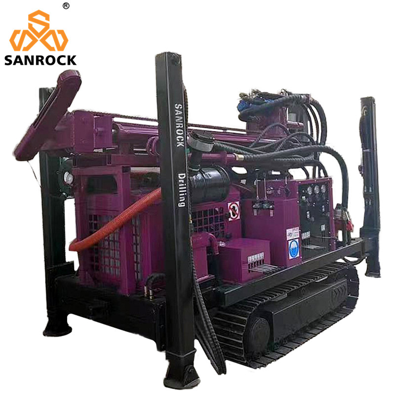Hydraulic Water Well Drill Machine Mud Pump BW160/10 2.0m Drill Rod Length Small Water Drilling Rig