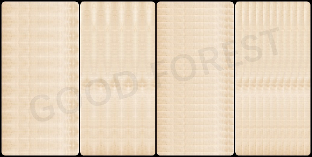 Natural Sycamore Figured Wood Veneer 0.3mm - 0.5mm For Interior Doors