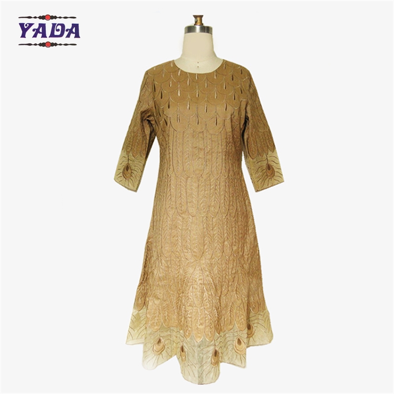 Woman long western dance costume peacock style wholesale bulk women's slim fit retro dress with low price