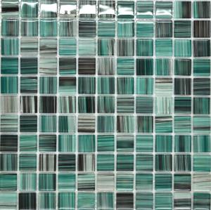 Quality Blusih green mosaic tile kitchen backsplash wholesale
