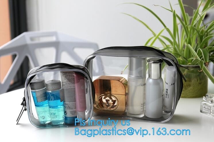 PVC Cosmetic Bag Makeup Brushes Bag Travel Wash Bag, Wash Cosmetic Bags Makeup Organizer Case MINI Hand