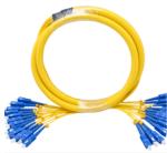 Round Shape Single Work Drop Cable Single Mode Bundled Patch Cord
