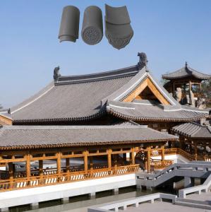 Quality Clay Japanese Roof Tiles Commercial Reconstructing Traditional House Temple wholesale