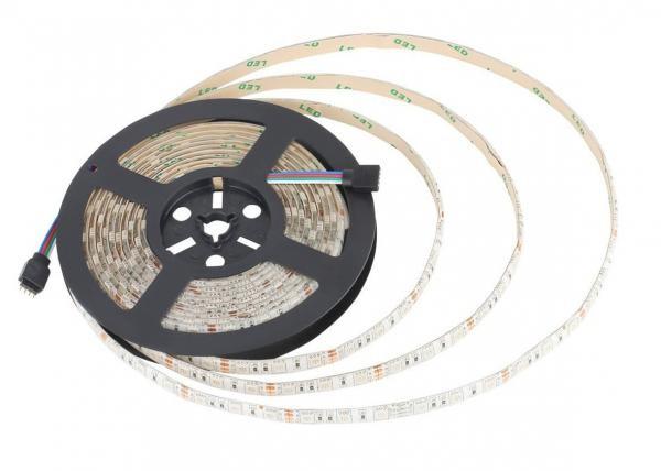 Dimmable Waterproof Color Changing Led Light Strips UV Resistant 14.4W 5050 RGB