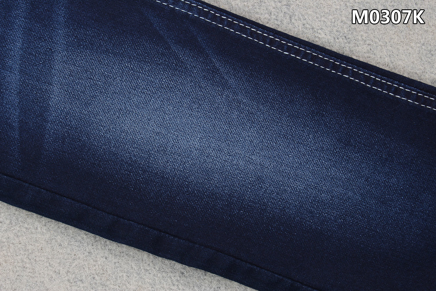 8.3 Oz Light Weight Fake Knitting Denim Fabric Super Soft Double Layer Jeans Fabric