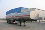 Tri Axle Refuel Truck Semi Trailers 72000L Semi Tank Trailer