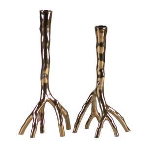 Quality Tree Root Flower Design 350mm Dining Table Candle Holder wholesale