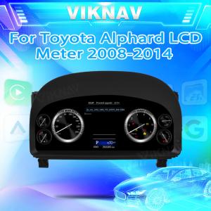 China ODM Digital Instrument Cluster Dashboard Aftermarket Gauge Cluster Toyota Alphard 2008-2014 on sale