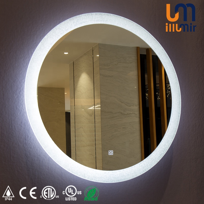 High Output 2835/5050 SMD LED Mirror for Hotel Home Decoration Wall Mounted Glass