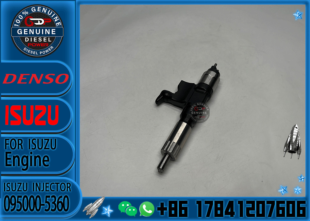 Common Rail Fuel Injector 095000-5360 095000-5361 8-97602803-0 8-97602803-1 for Isuzu 7.8L 6HK1 for denso