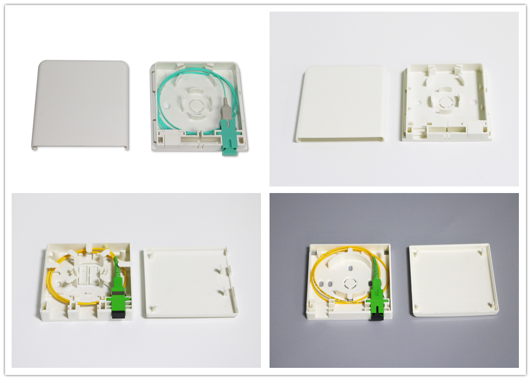 Slidable FTTH Fibre Optic Termination Box For Singlemode / Multimode Fiber 0