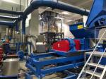 Tilting 5.5Kw Plastic Recycling Line Pet Flake Granulation Machine