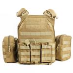 High Protection Military Tactical Bulletproof Vest ARAMID / UHMWPE Customized
