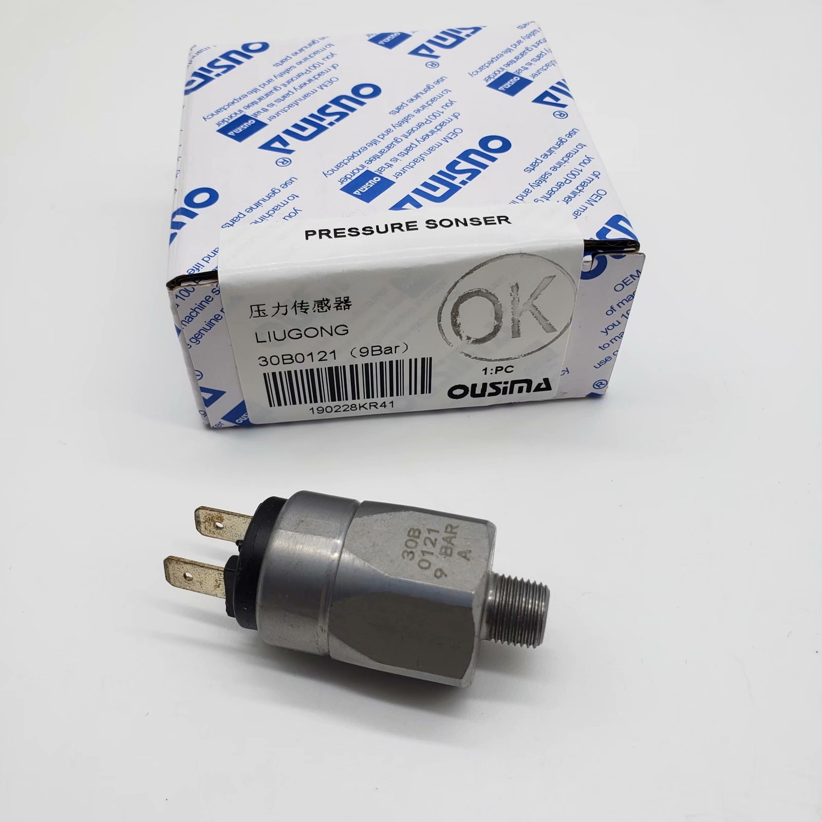 OUSIMA Eletric Excavator 30B0121 9 Bar Pressure Sensor