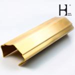 55% Cu Content Copper Extrusion Brass Handrail Decorate Home Stair Copper Alloy