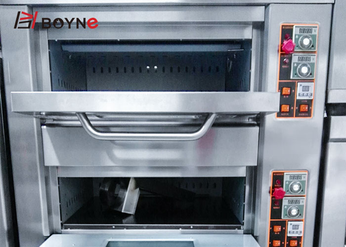 Gas One Deck Three Trays Baking Oven Stainless Steel for Restaurant