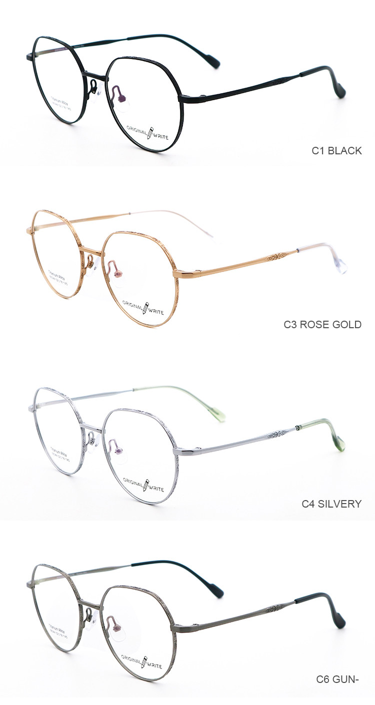 Manufacturer Designer B Titanium Optical Glasses Hot Sale 66344
