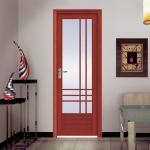 Fancy Waterproof Aluminium Frame Glass Doors 2.0mm Thickness