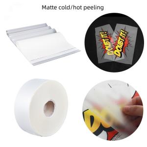 Quality Matte Hot Peel 39*54cm 75 Micron PET Release Film For Screen And Offset Printing wholesale